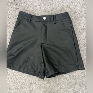 Black Leather Shorts Size Small
